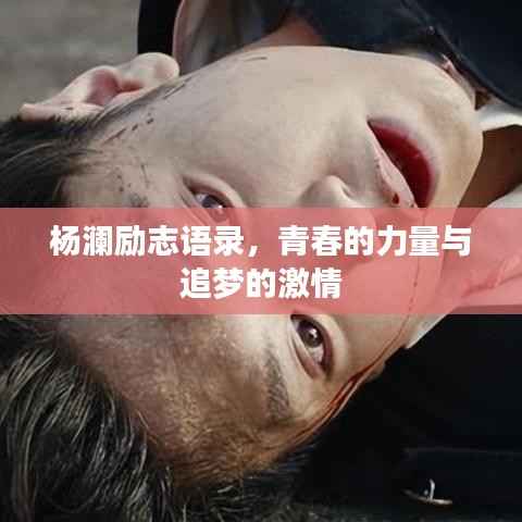 杨澜励志语录，青春的力量与追梦的激情